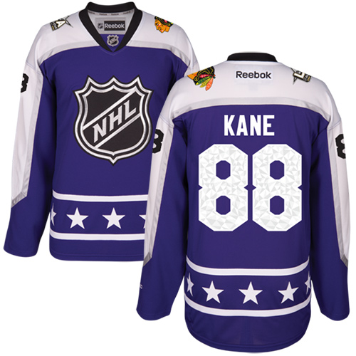 Blackhawks #88 Patrick Kane Purple All-Star Central Division Stitched NHL Jersey